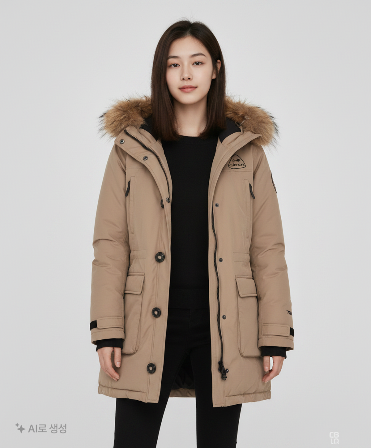 아이더(EIDER) 숏 패딩/숏 헤비 아우터 M