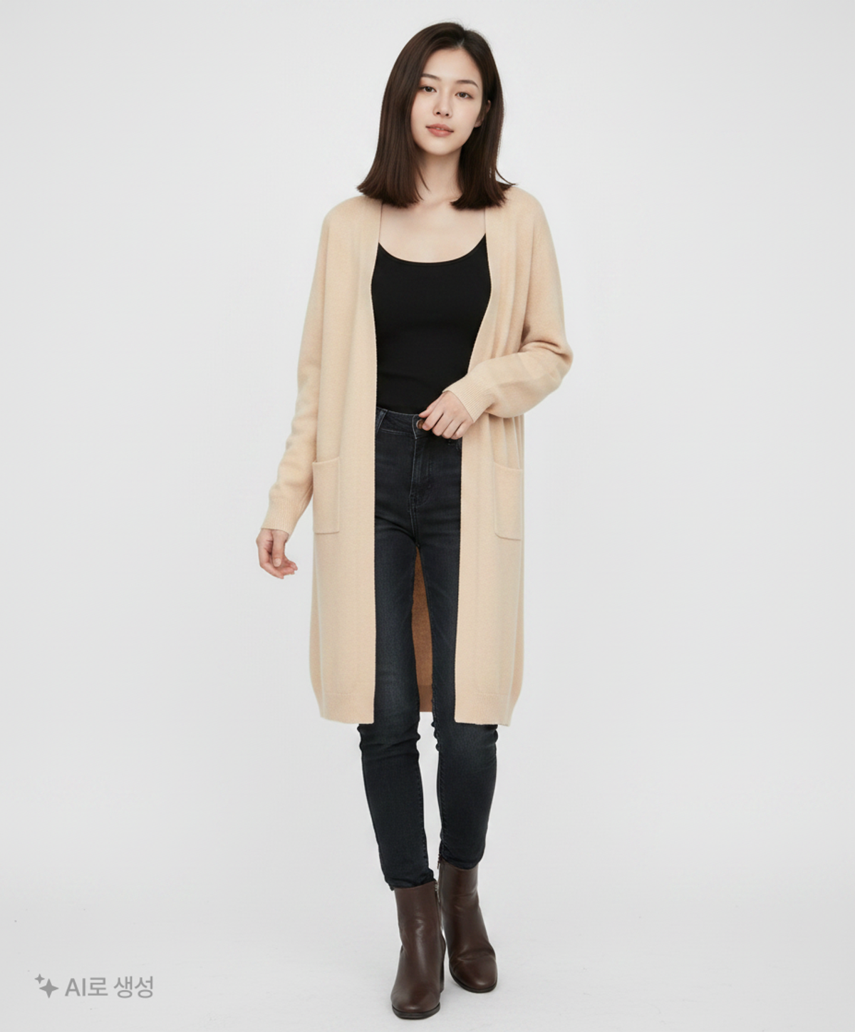 르샵(LESHOP) 카디건 F