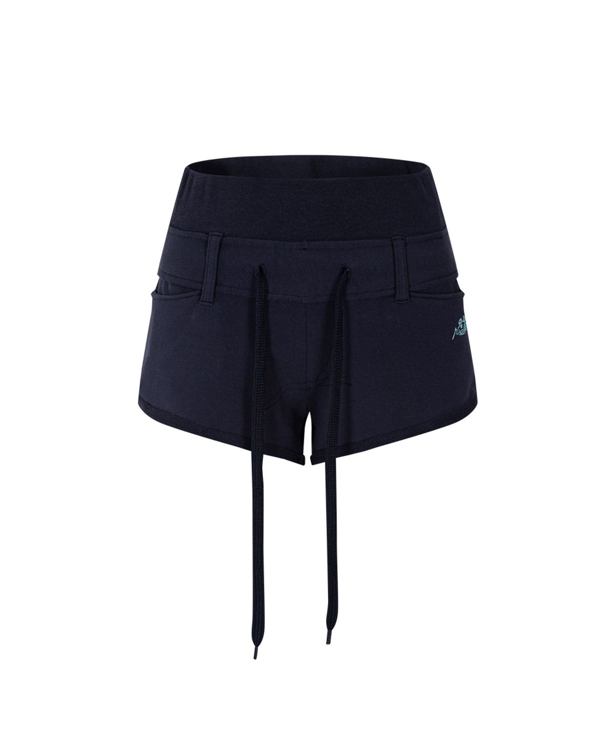 플리즈노팔로우(PLEASENOFOLLOW) Dan Rose Logo Shorts (Navy)