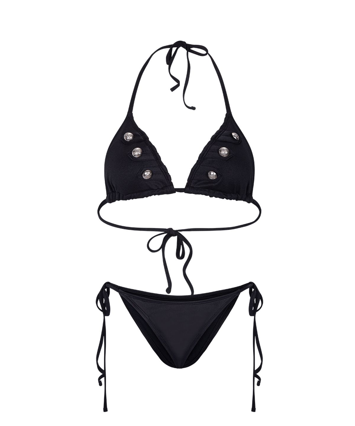 플리즈노팔로우(PLEASENOFOLLOW) Sasha Military Bikini (Black)