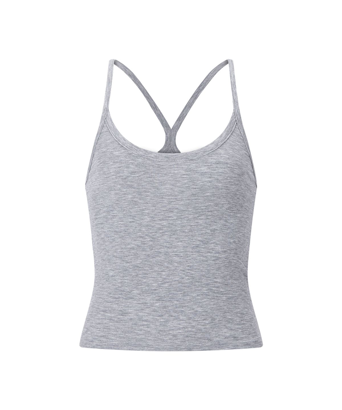 플리즈노팔로우(PLEASENOFOLLOW) Coni Soft Lounge Tank Top (Melange Grey)