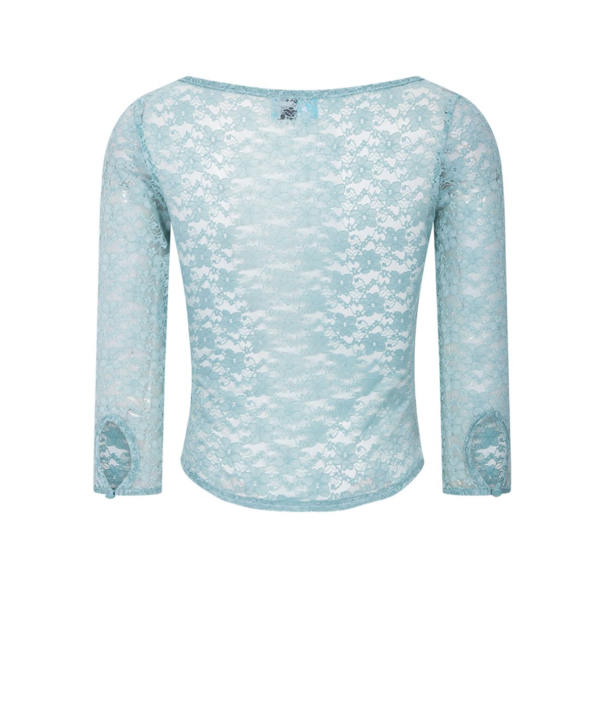 플리즈노팔로우(PLEASENOFOLLOW) Paige Long Sleeve Lace Top (Mint)