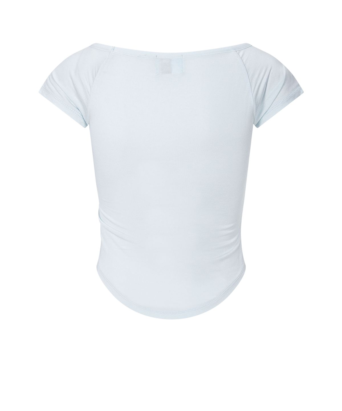플리즈노팔로우(PLEASENOFOLLOW) Mandy Lace Layered Short Sleeve Top (Baby Blue)