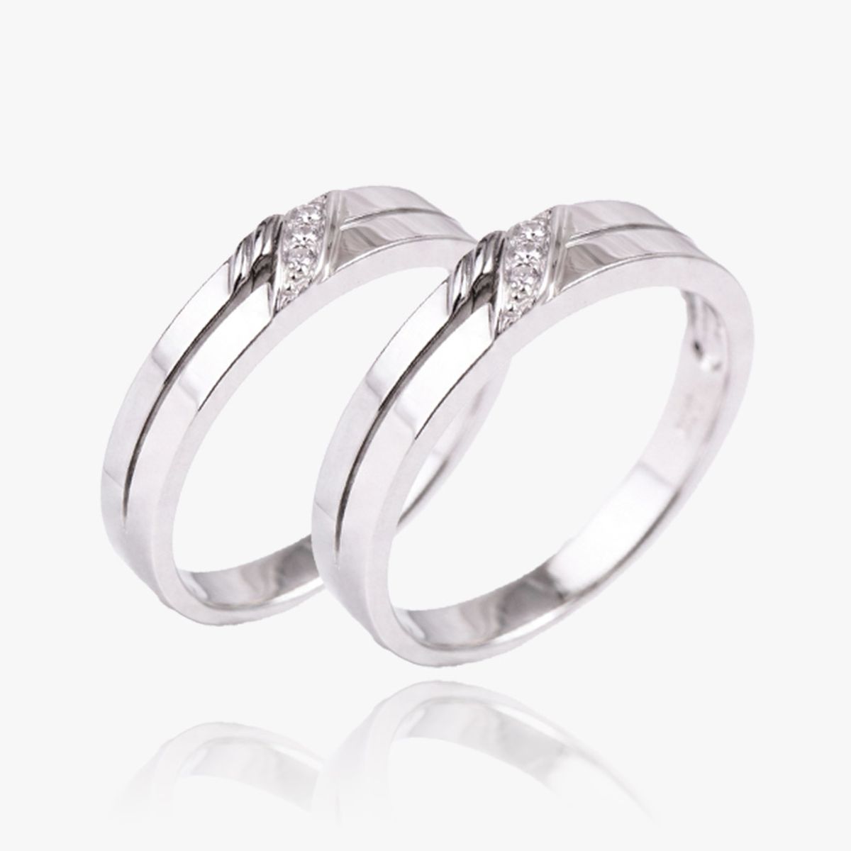 엘렌쥬얼리(HELENE JEWELRY) 실버 Silver 925 칼리아 커플 링 은 반지