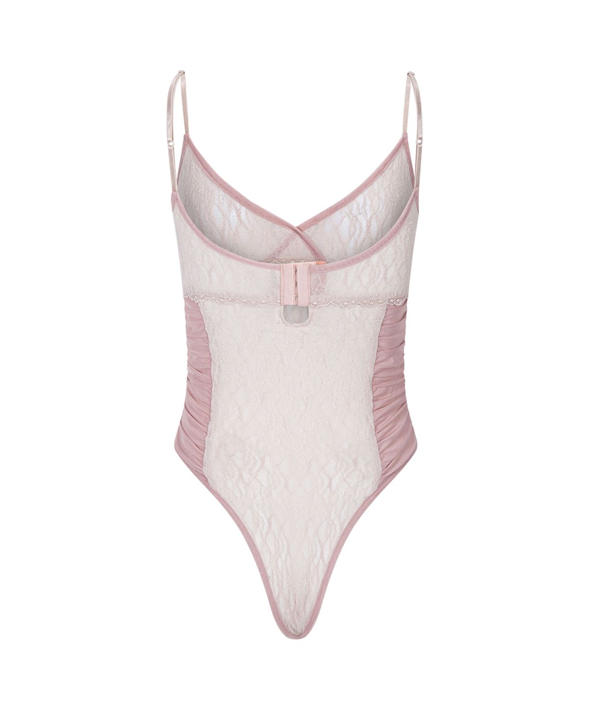플리즈노팔로우(PLEASENOFOLLOW) Arin Lace Bodysuit (Dusty Pink)