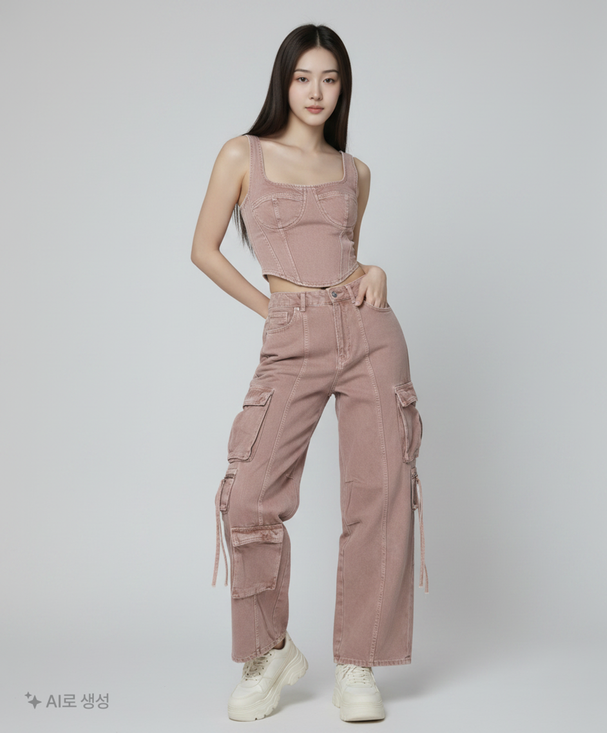 디바이디드에이치앤엠(DIVIDED H&M) 코튼 팬츠 34