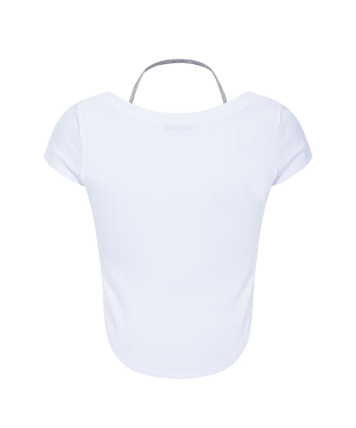 플리즈노팔로우(PLEASENOFOLLOW) Zeline Layered Short Sleeve Top (White)