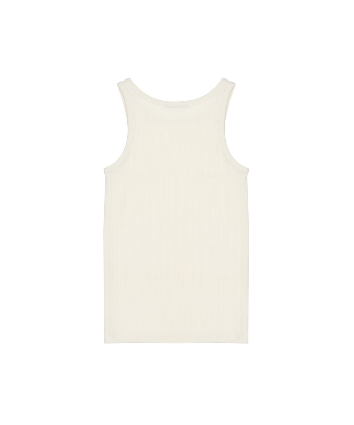 닉앤니콜(NICK&NICOLE) RIB EMBROIDERY SLEEVELESS TOP_CREAM