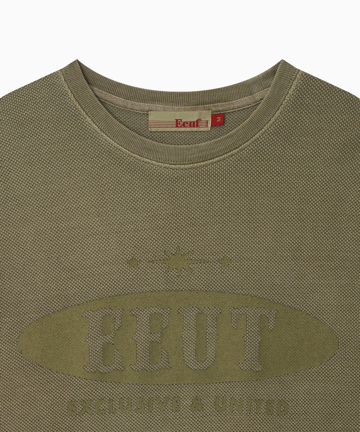 이우트(EEUT) PIGMENT DYED PK LONG SLEEVE / LIGHT KHAKI