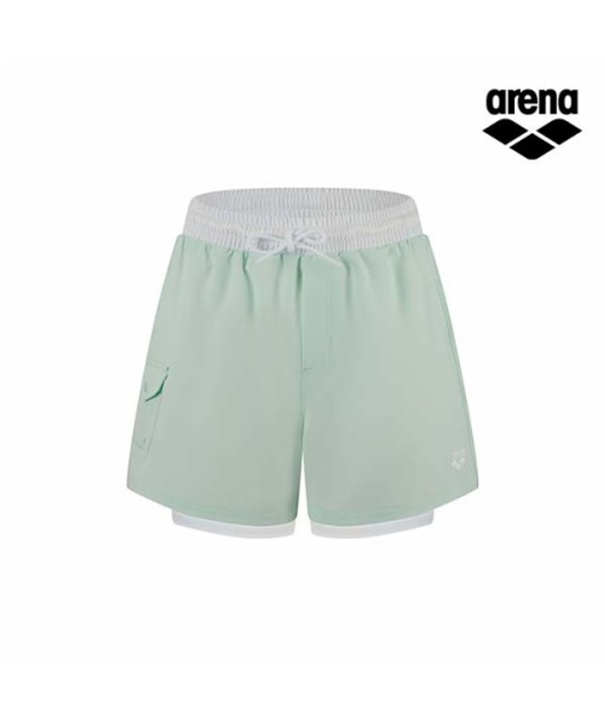 아레나(ARENA) 그래픽데이 여성 레저 2부 쇼츠 A6BL1QW24LGN