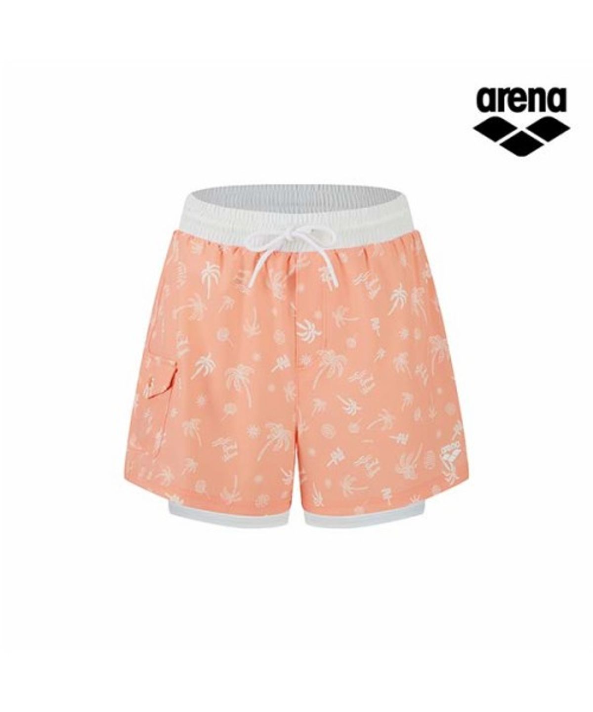 아레나(ARENA) 그래픽데이 여성 레저 2부 쇼츠 A6BL1QW24ORG