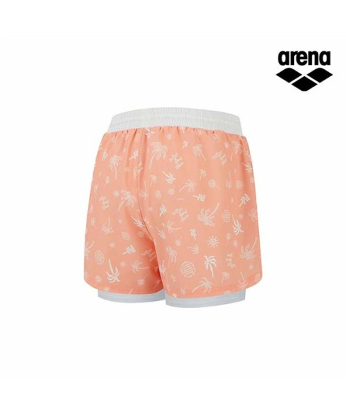 아레나(ARENA) 그래픽데이 여성 레저 2부 쇼츠 A6BL1QW24ORG