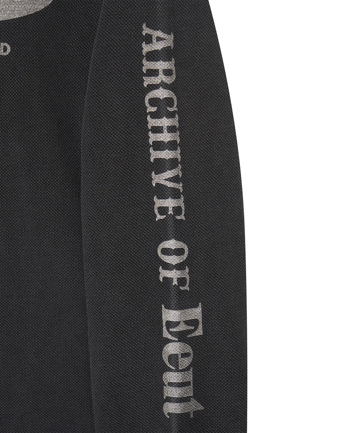 이우트(EEUT) PIGMENT DYED PK LONG SLEEVE / CHARCOAL