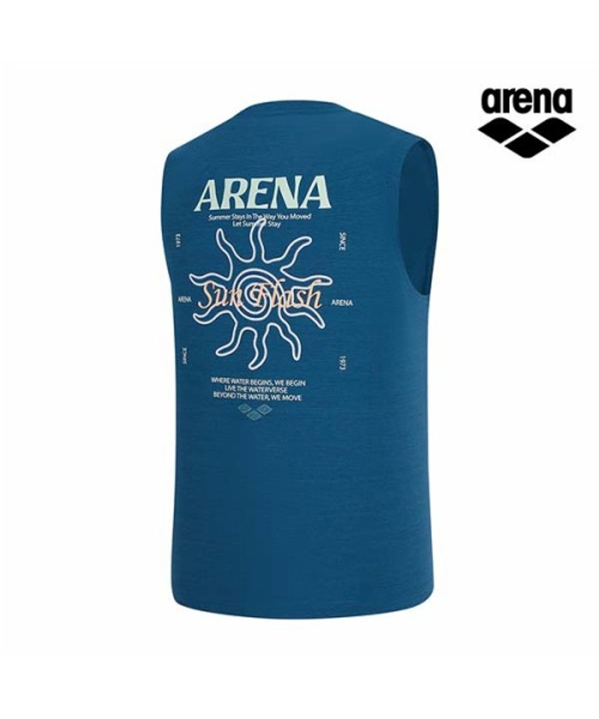 아레나(ARENA) 그래픽데이 유니 루즈핏 슬리브리스 A6MC1SL05PEA