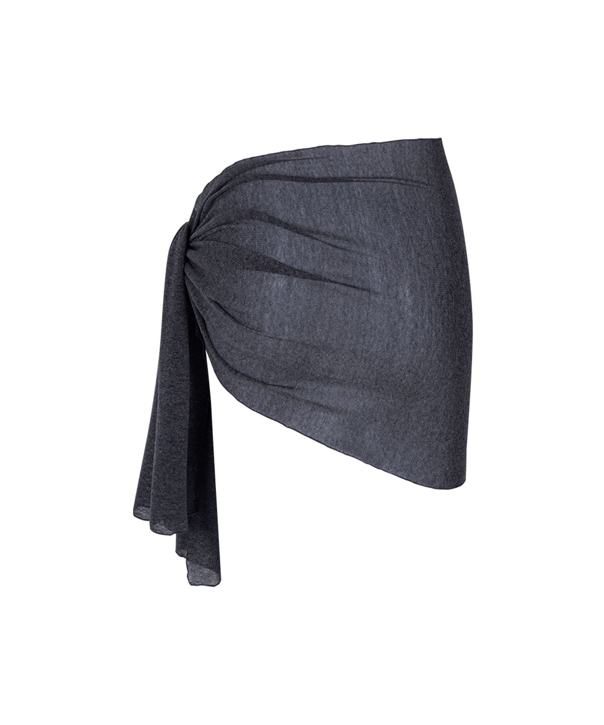 플리즈노팔로우(PLEASENOFOLLOW) Nua Sheer Multi Scarf (Melange Charcoal)