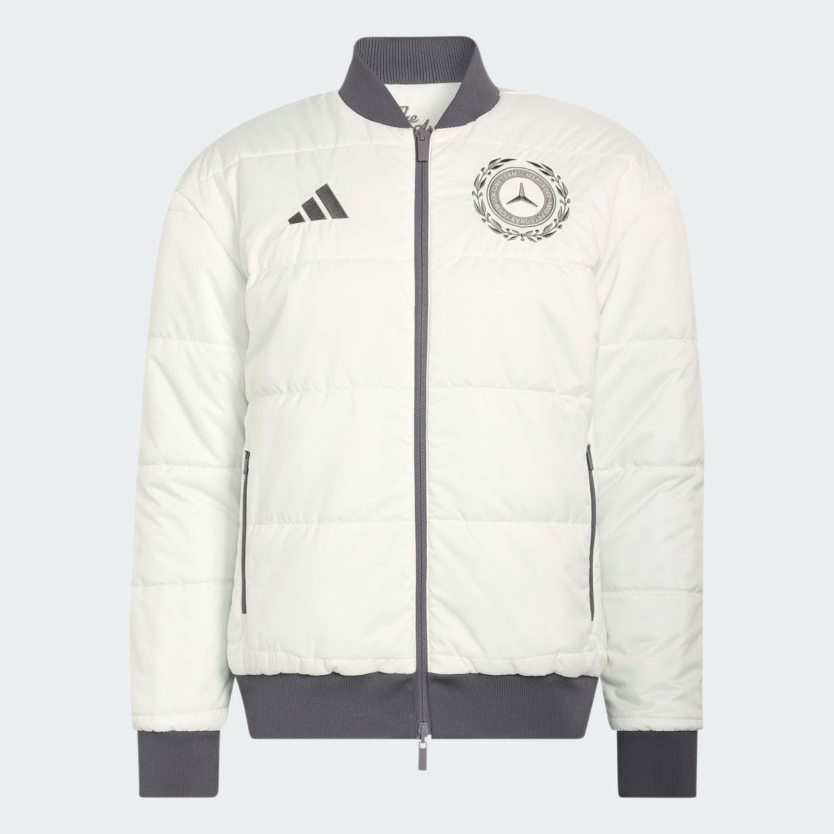 아디다스(ADIDAS) 메르세데스 - AMG F1 팀 실버 애로우 아이콘 남성 재킷 KR3572