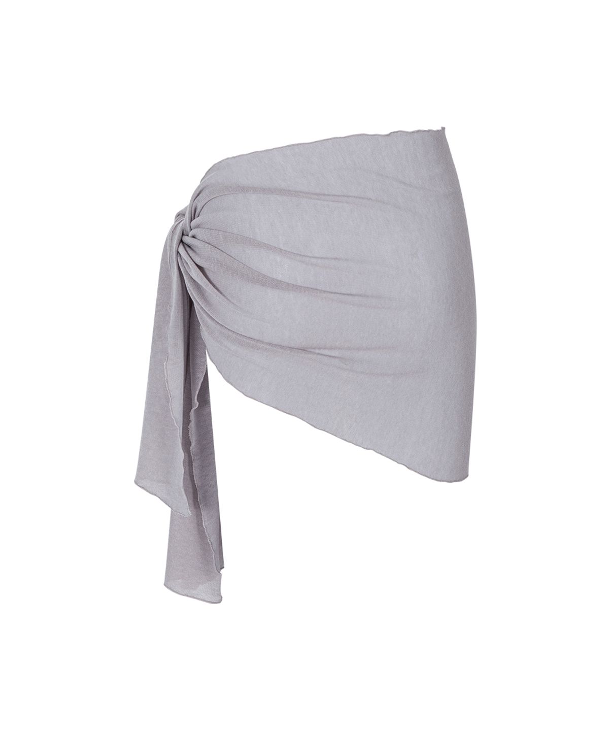 플리즈노팔로우(PLEASENOFOLLOW) Nua Sheer Multi Scarf (Ash Beige)