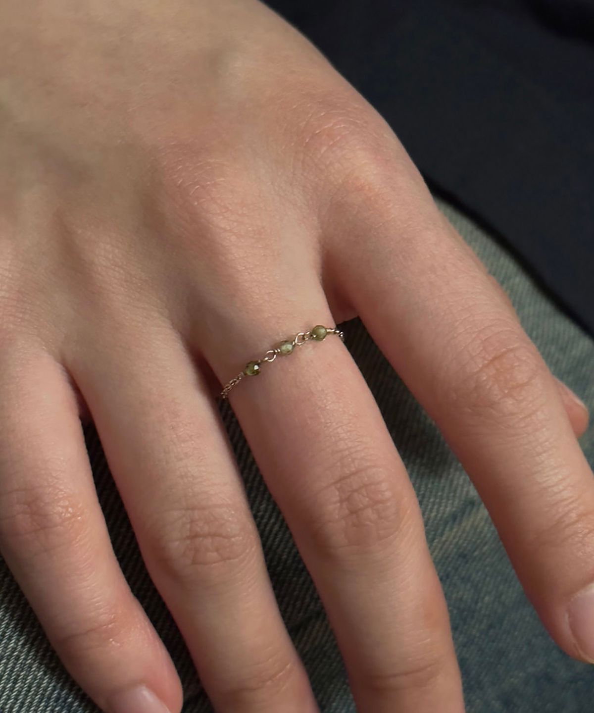 파예(FAYE) 14k Greeny ring