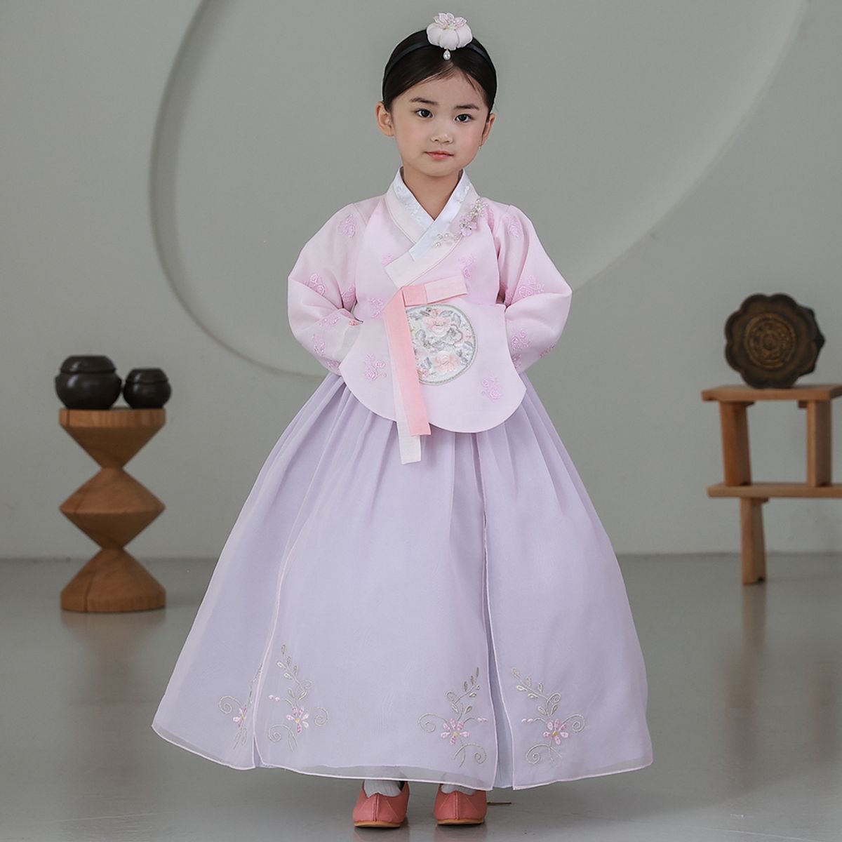 하랑한복(HARANG HANBOK) 서윤랑 여아용 아동 한복 세트