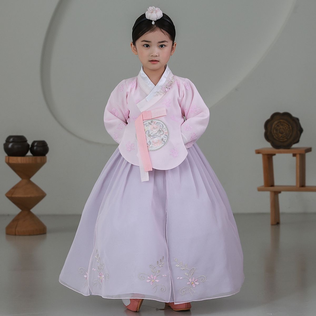 하랑한복(HARANG HANBOK) 서윤랑 여아용 아동 한복 세트