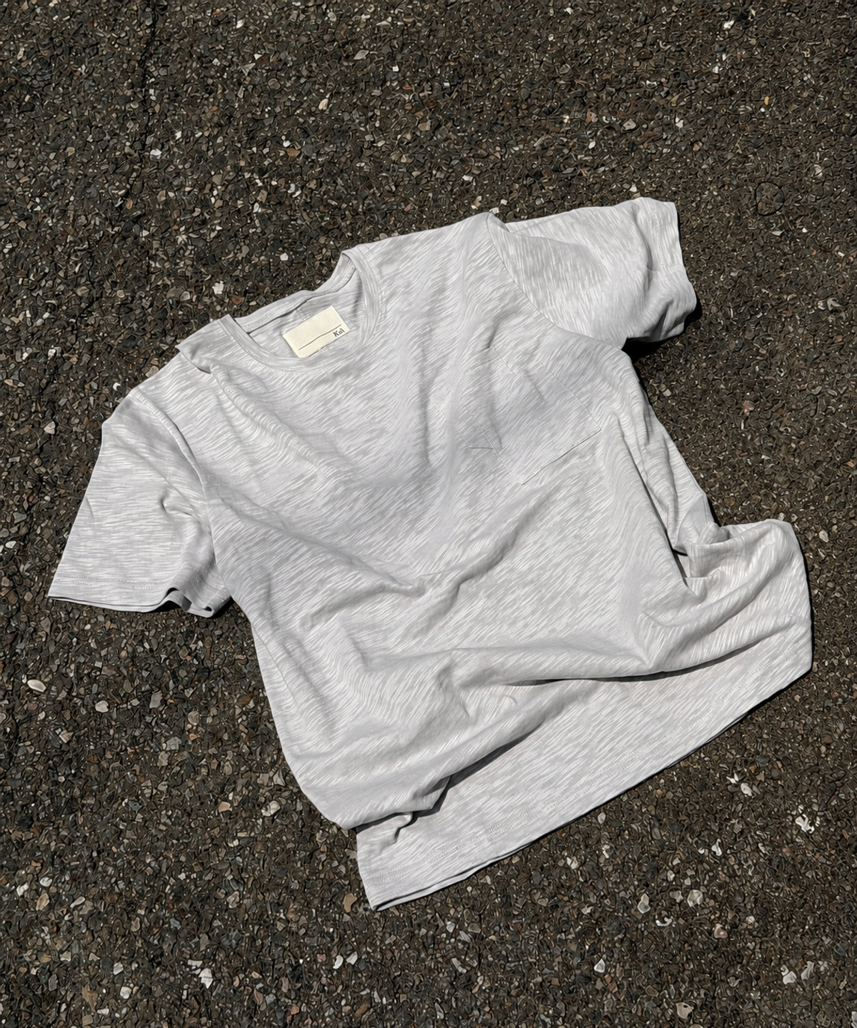 카이(KAI) Layered Pocket Slub t-shirts