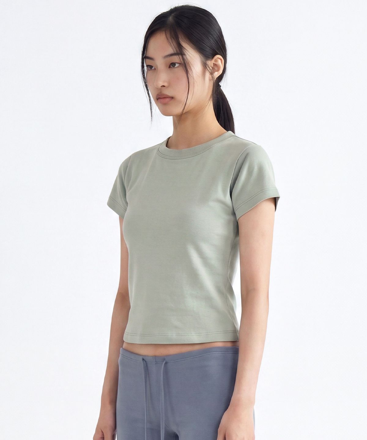 젬젬파라디(GEMGEM PARADIS) 제니퍼 베이비 티 LIGHT GREY