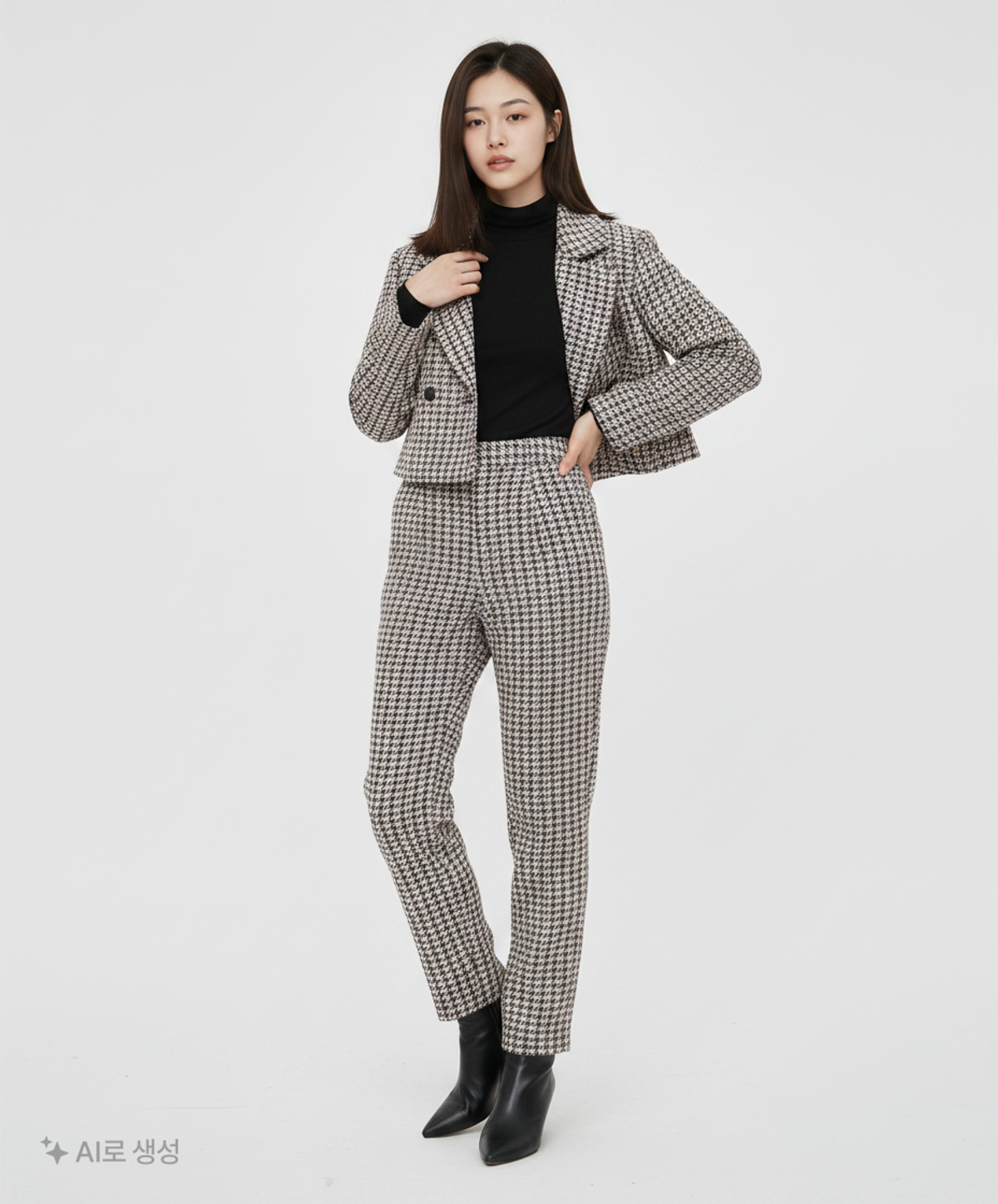 미쏘(MIXXO) 세일러카라 더블 자켓 MIWJKB118G 160/84A(S)