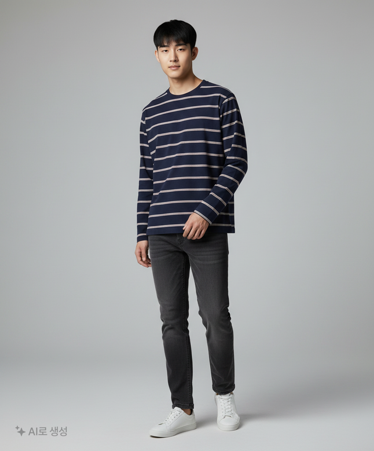 지오다노(GIORDANO) 긴소매 티셔츠 L