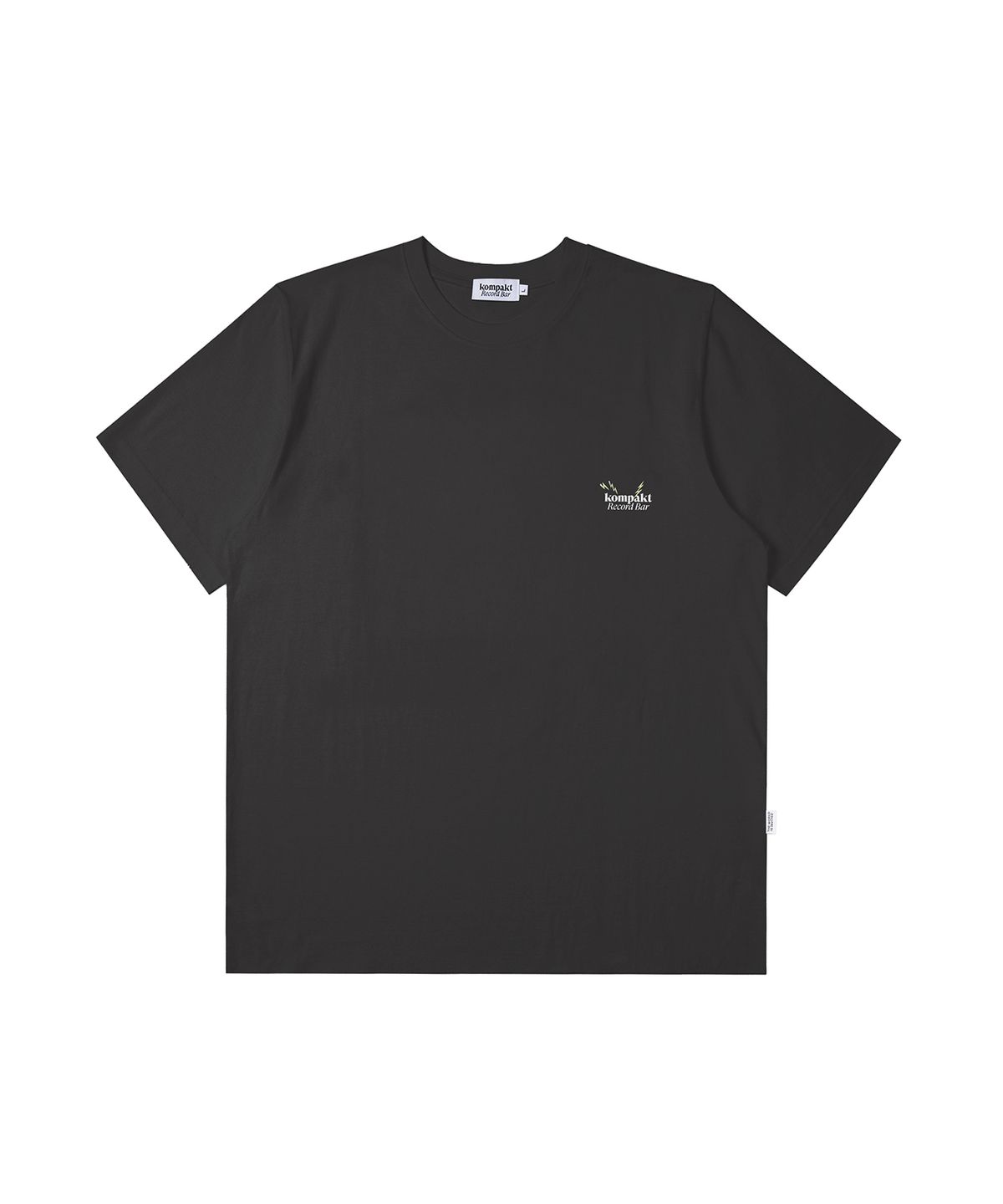 콤팩트 레코드 바(KOMPAKT RECORD BAR) KRB Thunder Logo T-shirt - Charcoal
