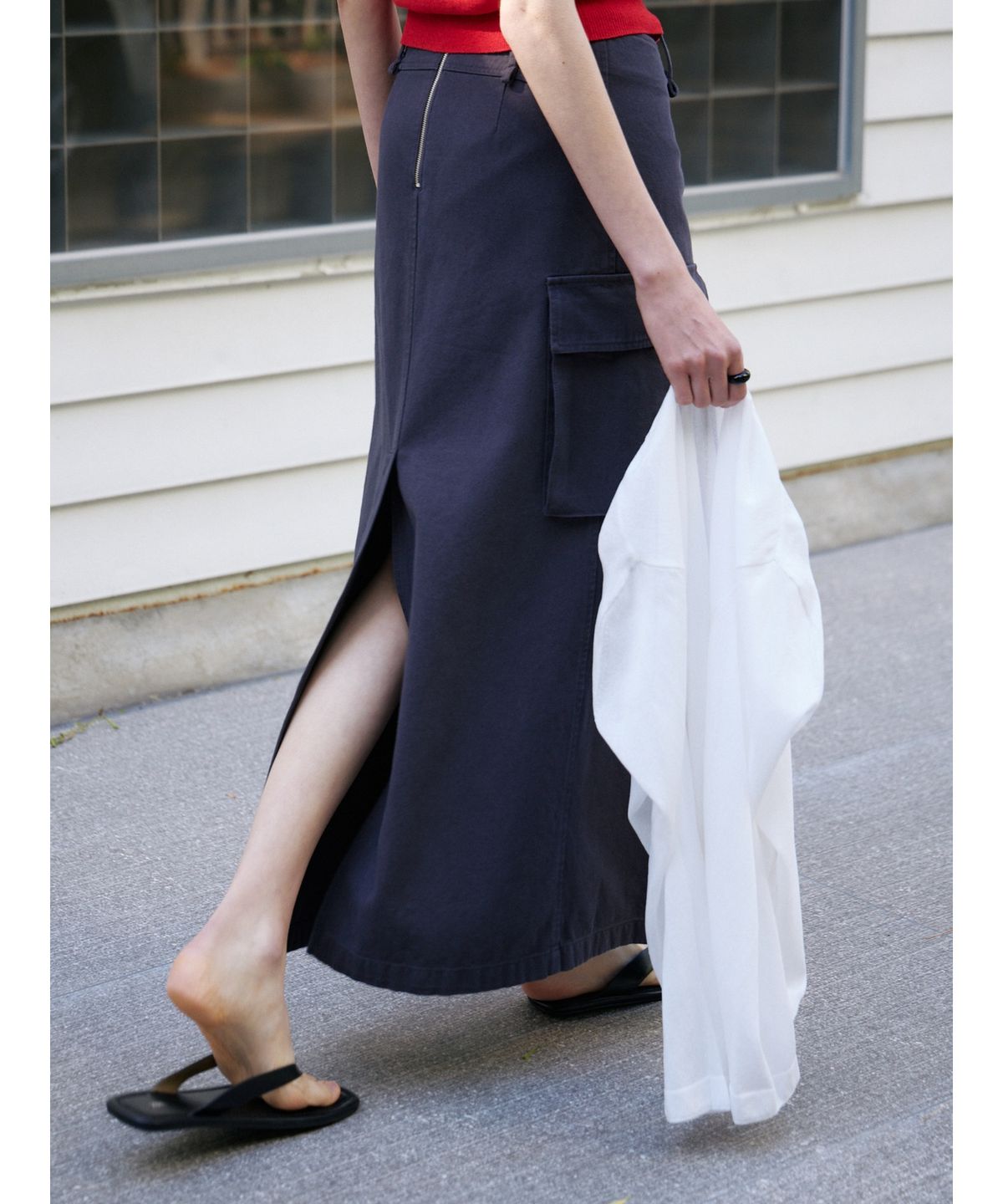 닌닛(NINNIT) Summer sheer cardigan (WHITE)