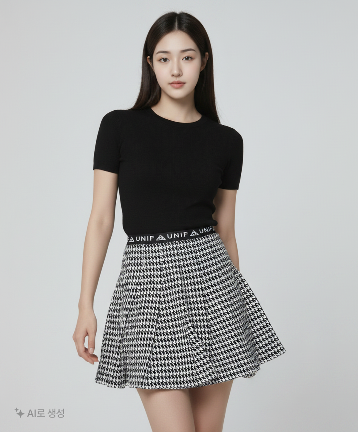 유니프(UNIF) 미니스커트 S