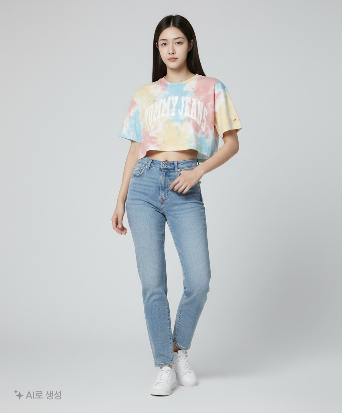 타미진스(TOMMY JEANS) 반소매 티셔츠 M