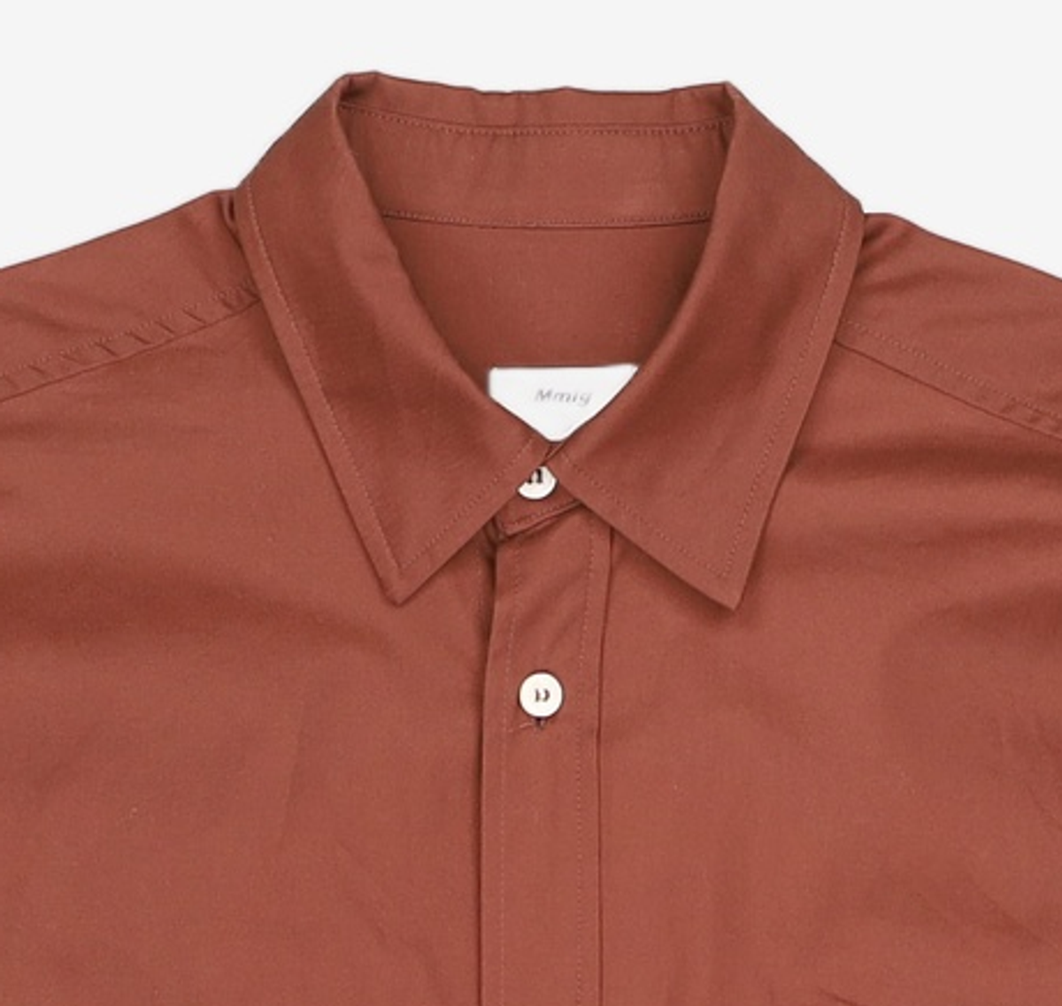 엠엠엘지(MMLG) [Mmlg] VOLUME SHIRT (BROWN) S
