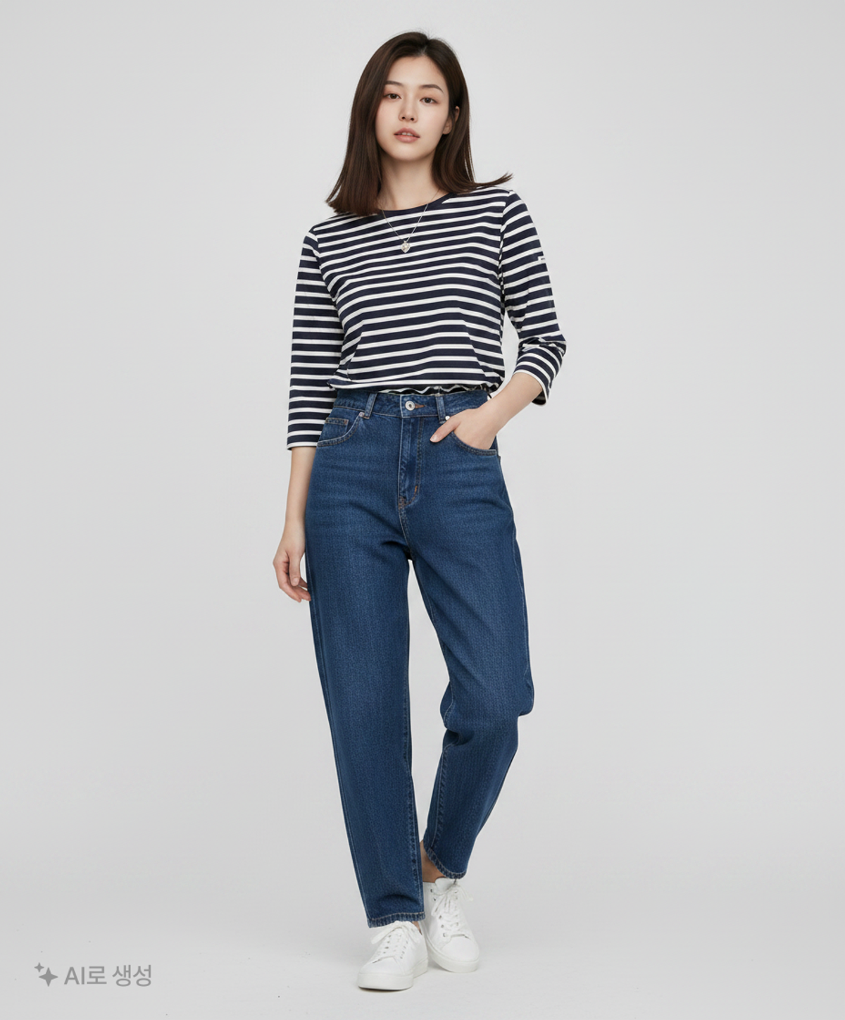 벤시몽(BENSIMON) 긴소매 티셔츠 S