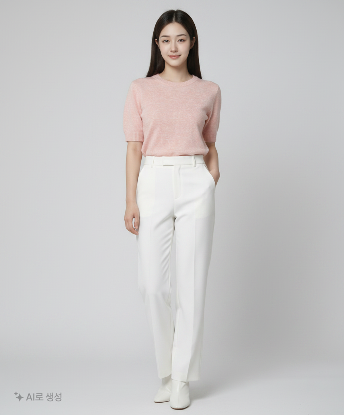 엽페(YUPPE) DOUBLE COTTON KNIT_PINK FREE
