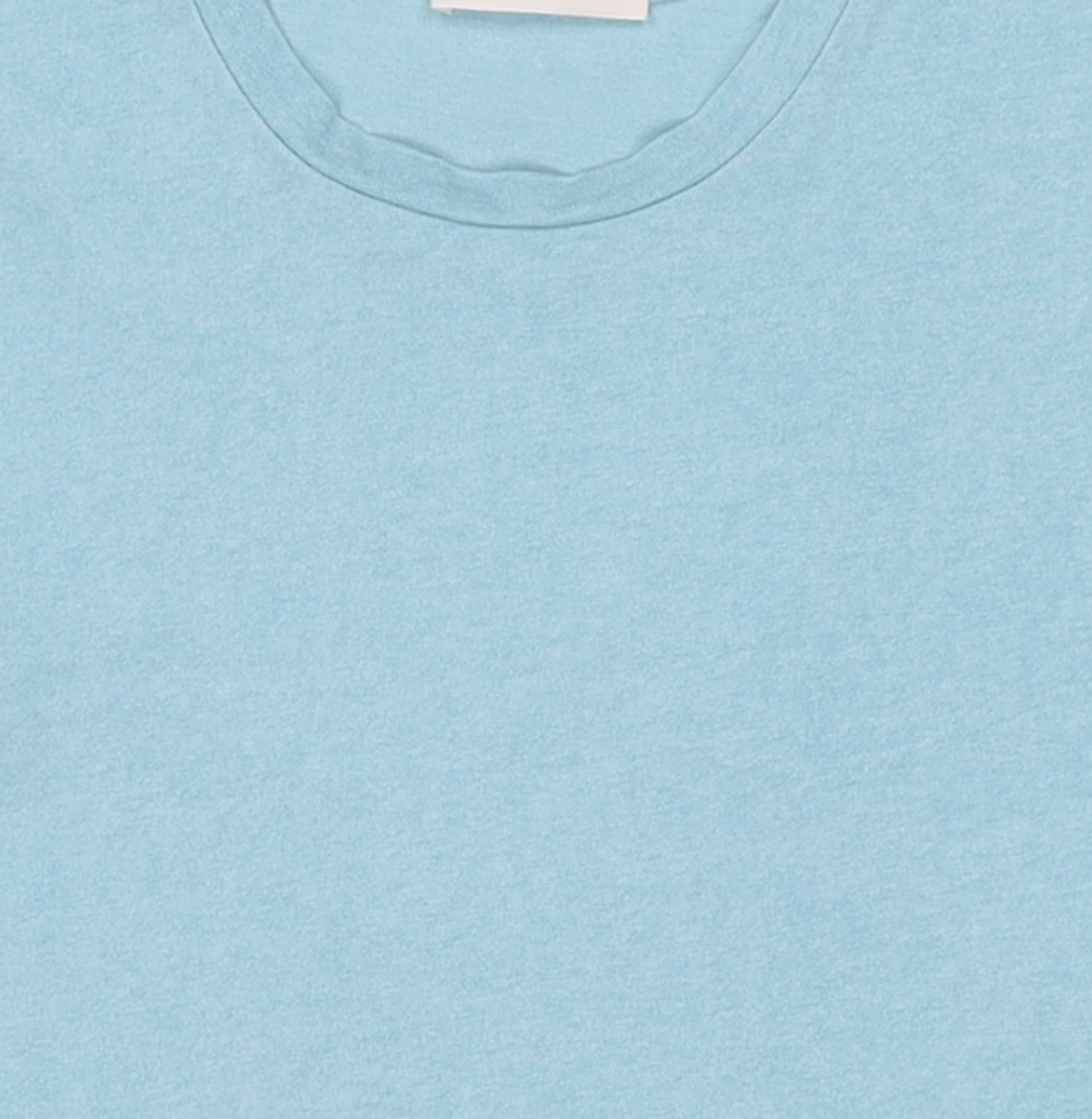 르(LE) pigment cotton t-shirt (sky blue) FREE