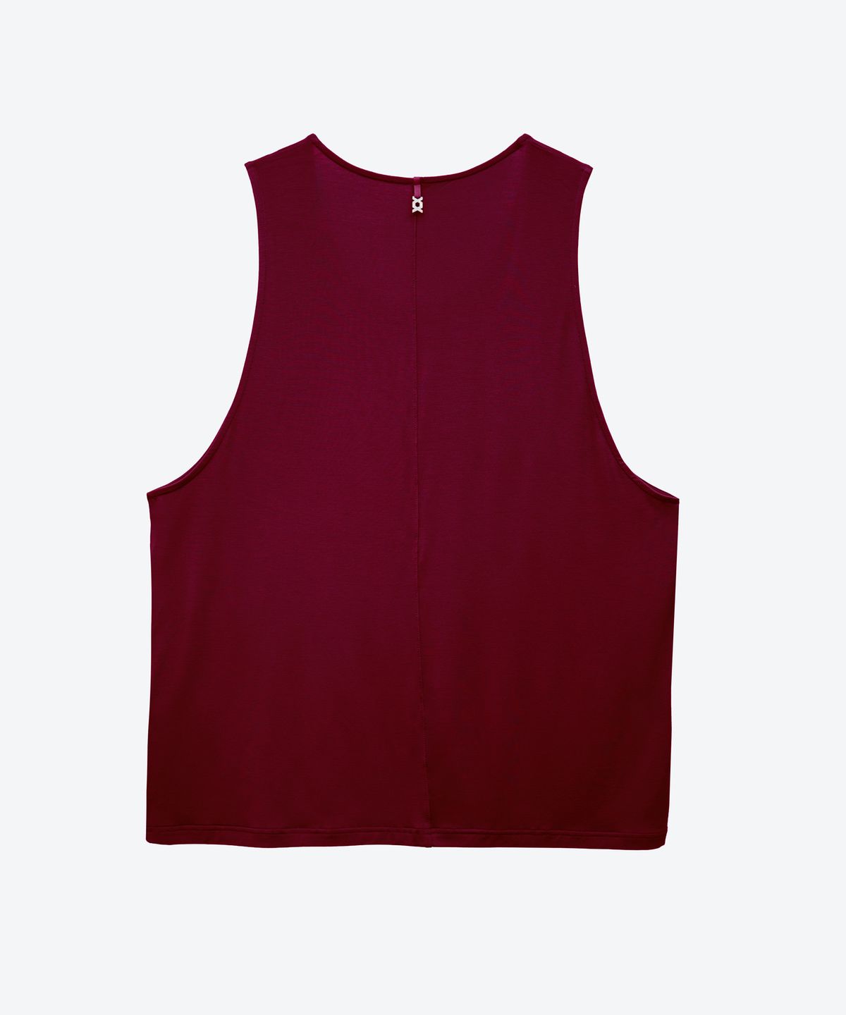 언티지(UNTAGE) 와이드 숄더 실키 민소매 티셔츠[Burgundy(UNISEX)]_UTT-ST73