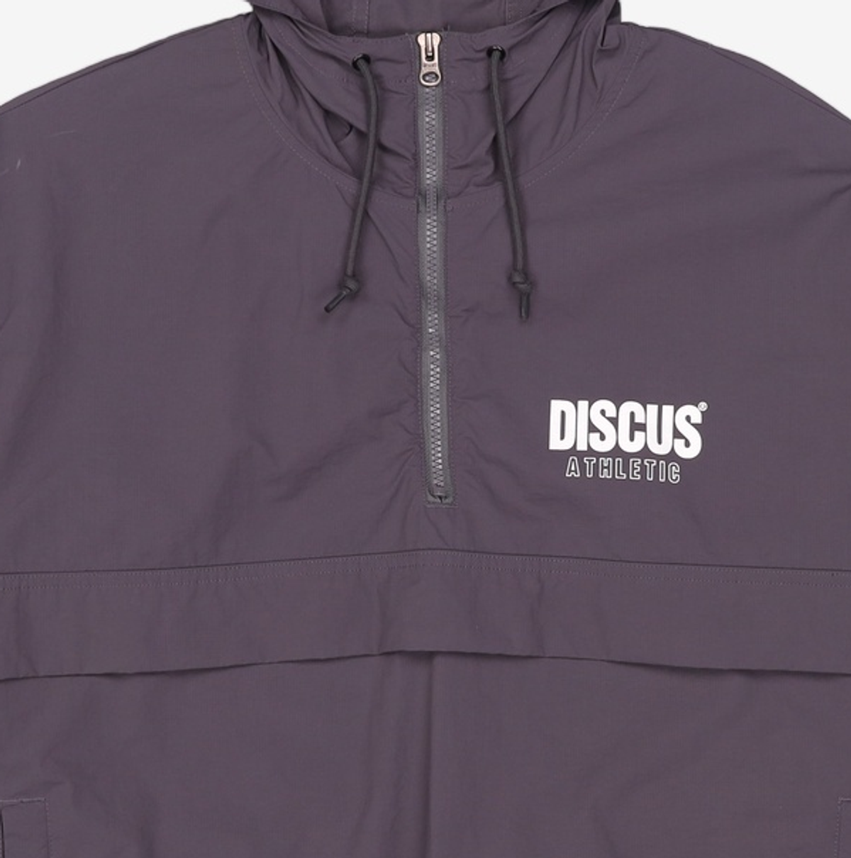 디스커스 애슬레틱(DISCUS ATHLETIC) 로고 아노락 자켓 차콜 XL