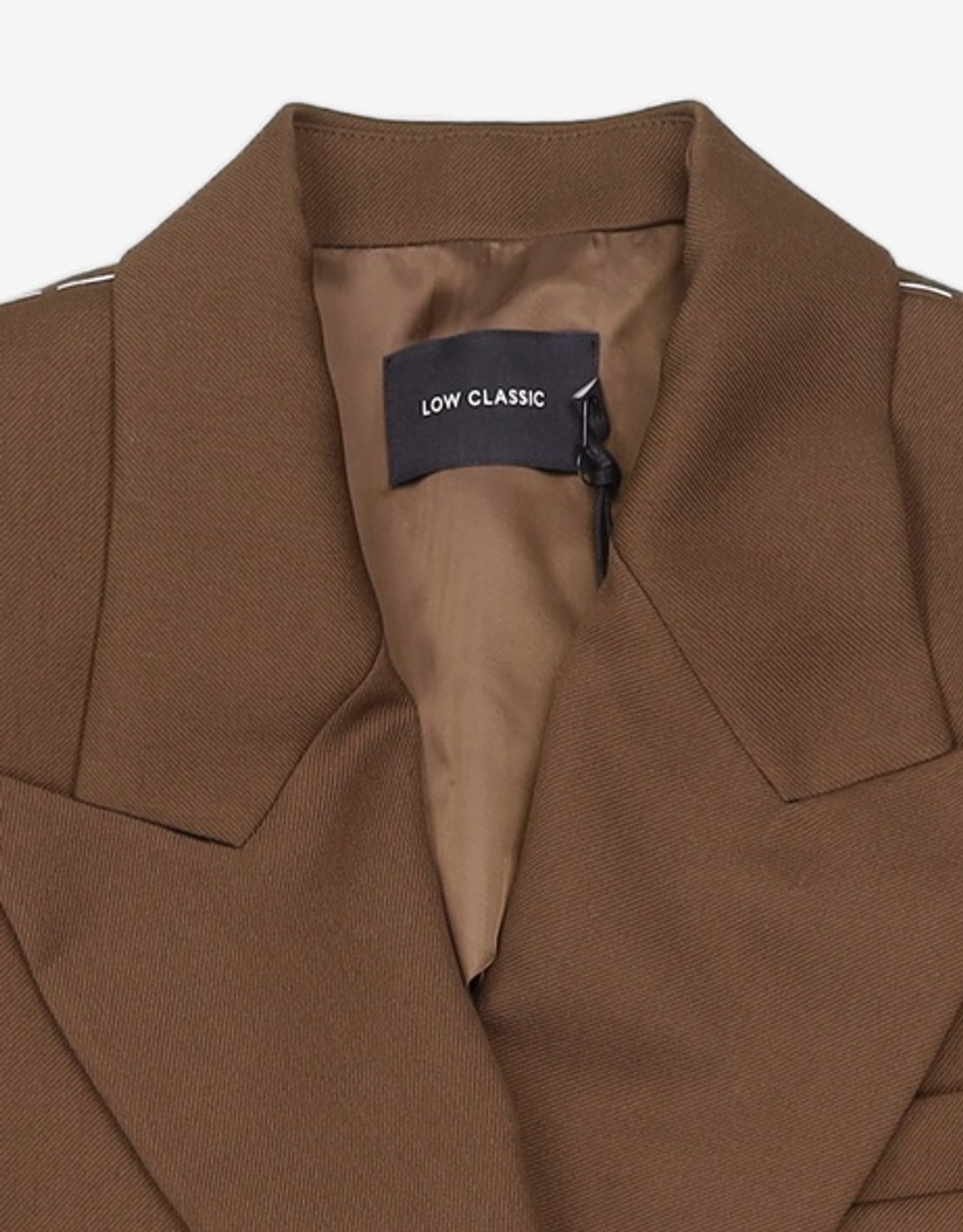로우클래식(LOW CLASSIC) 21FW CLASSIC DOUBLE BLAZER - KHAKI M