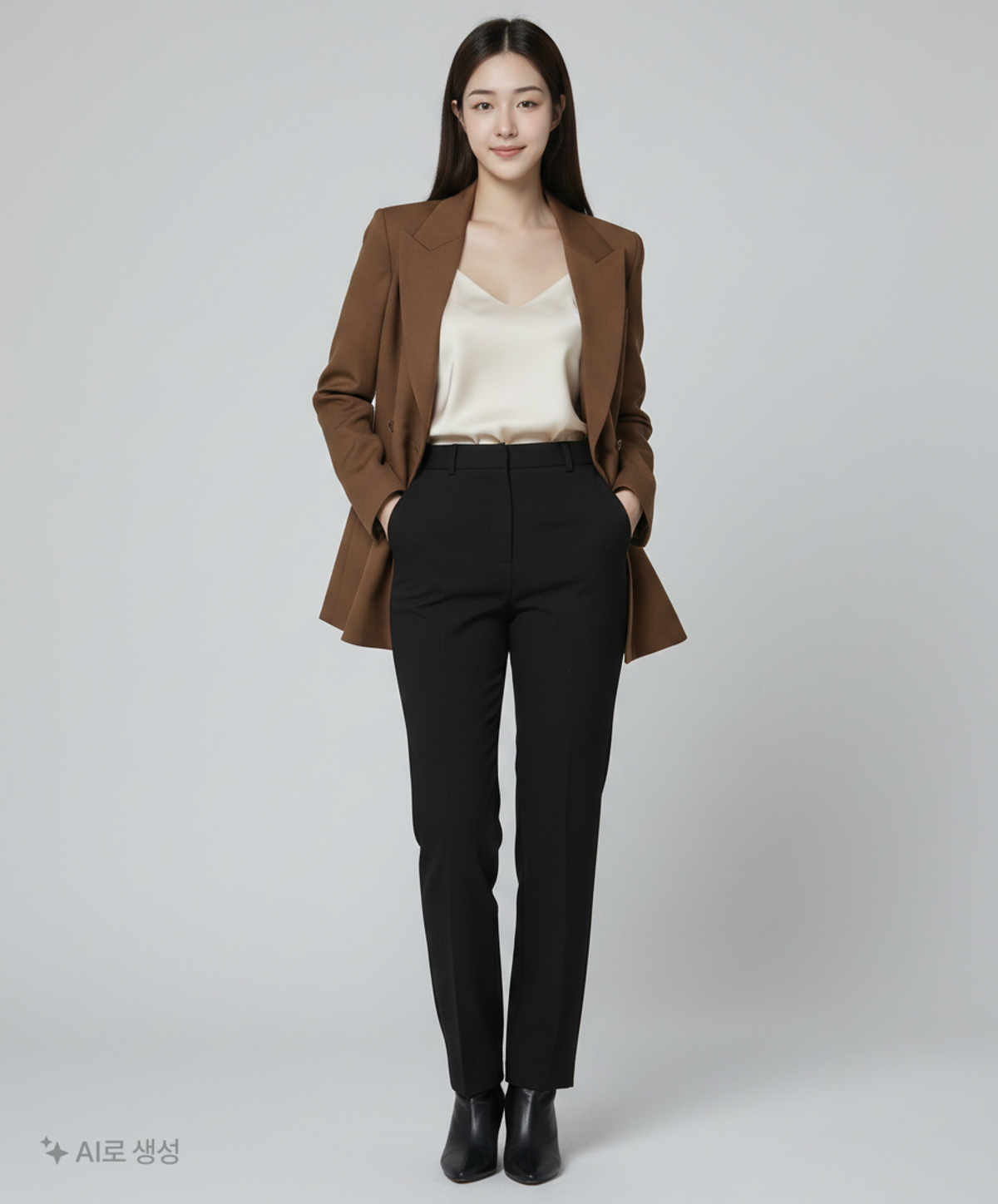 로우클래식(LOW CLASSIC) 21FW CLASSIC DOUBLE BLAZER - KHAKI M