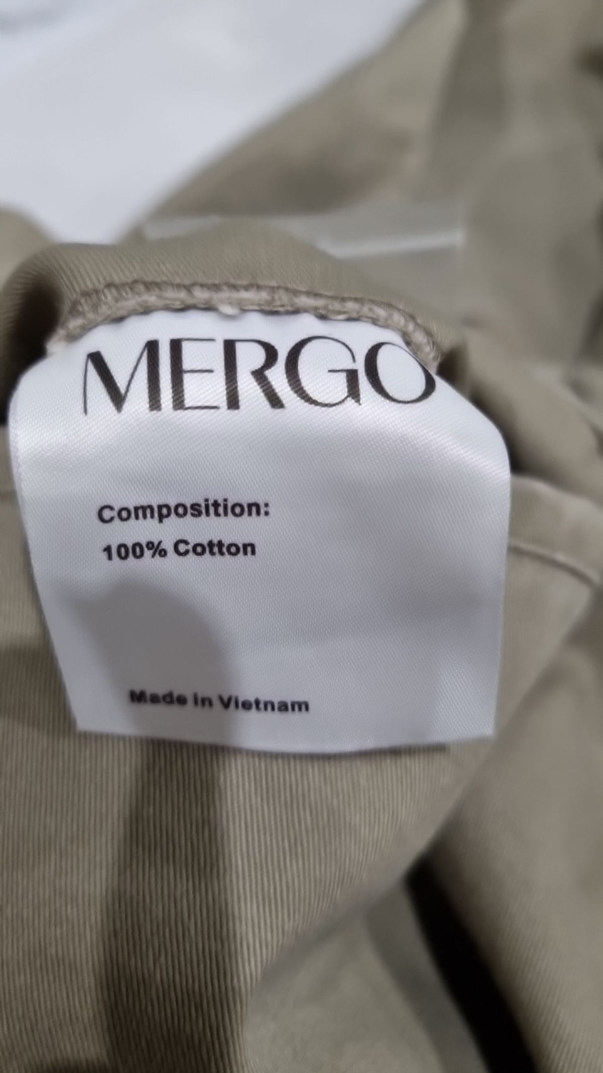 메르고(MERGO) 코튼 팬츠 S