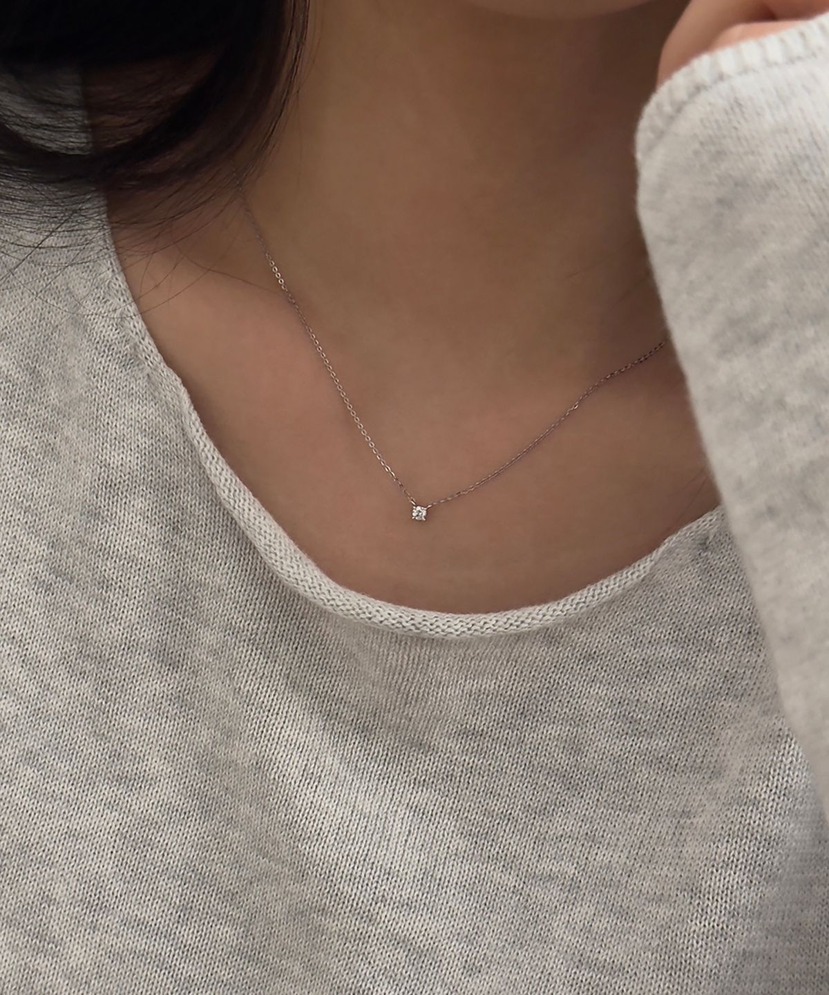 파예(FAYE) 14k Dia necklace