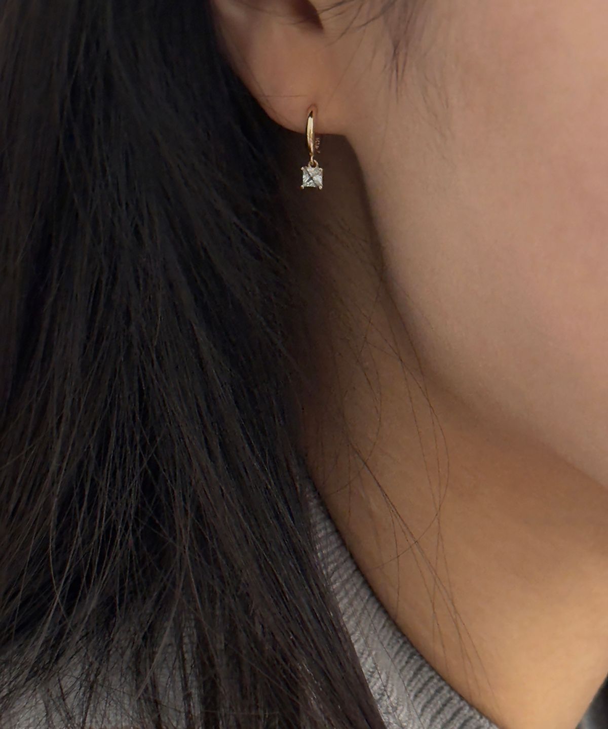 파예(FAYE) 14k Square earrings