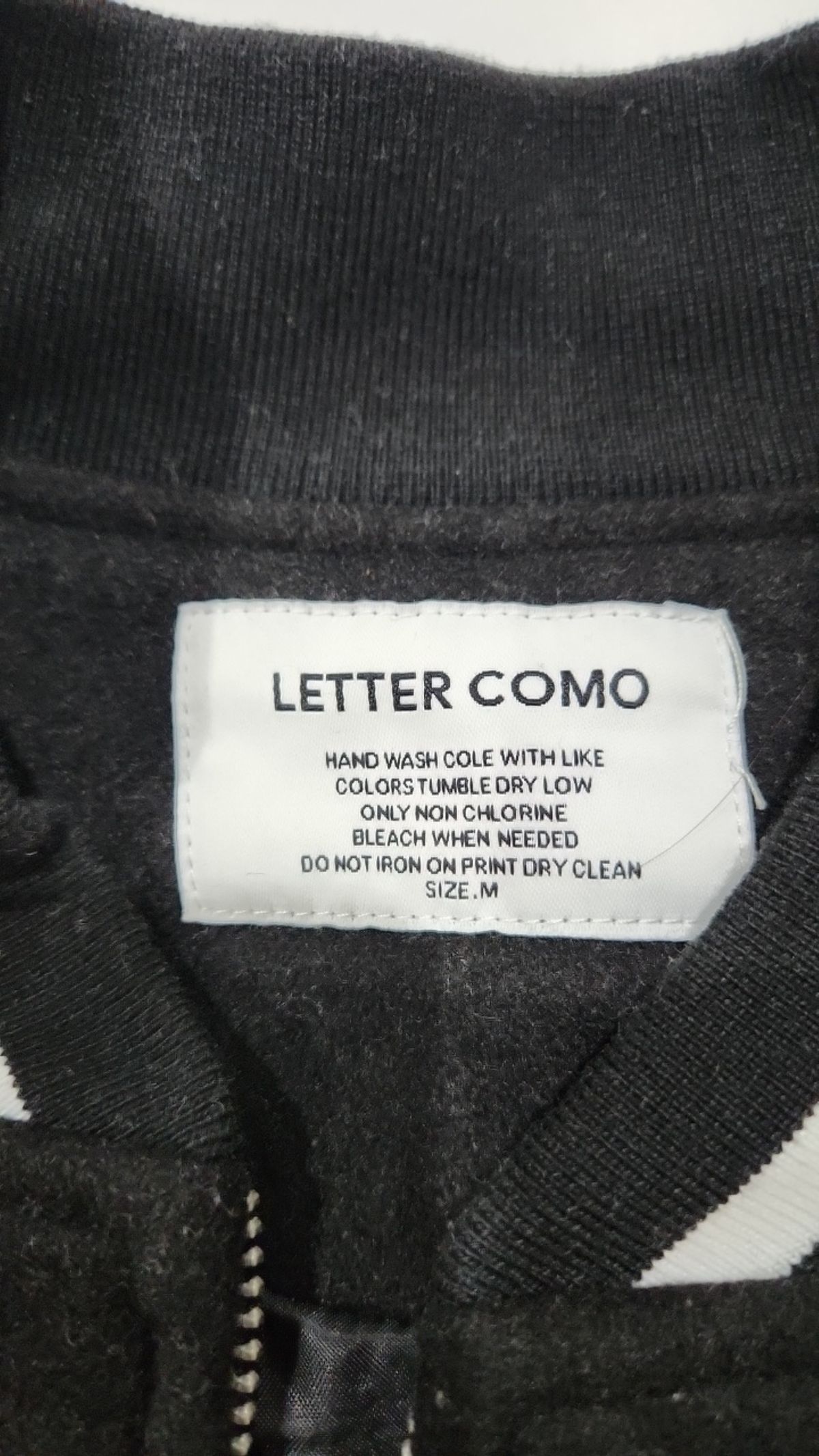 레테르코모(LETTERCOMO) 스타디움 재킷 M