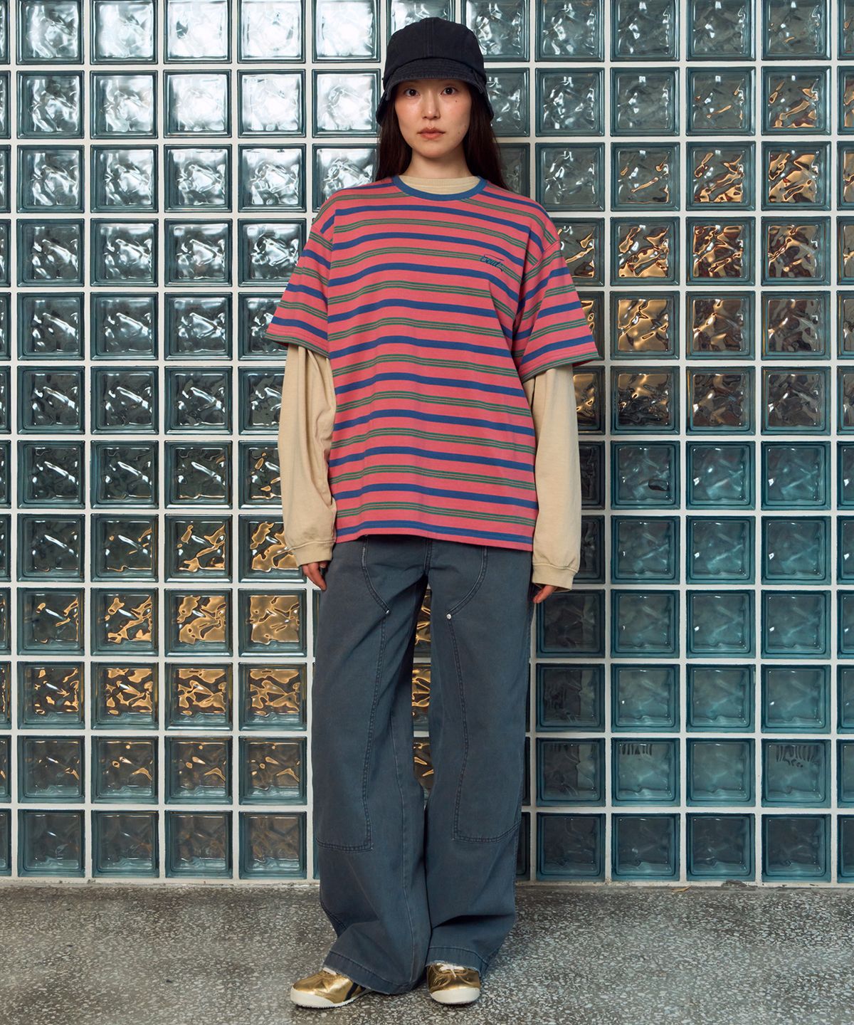 이우트(EEUT) PBG STRIPE T-SHIRT / STRIPE