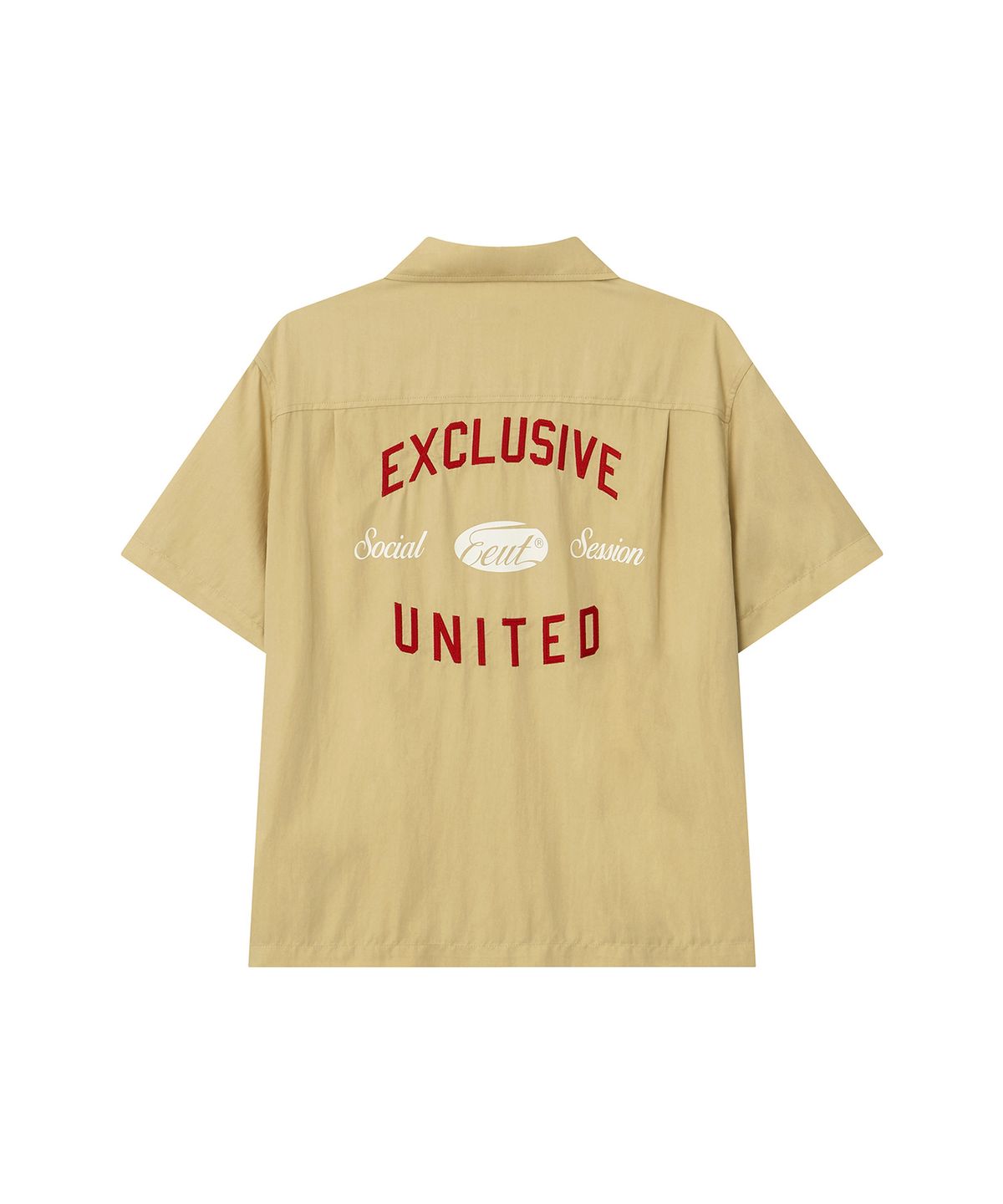 이우트(EEUT) SOCIAL SESSION CAMP SHIRT / MUSTARD