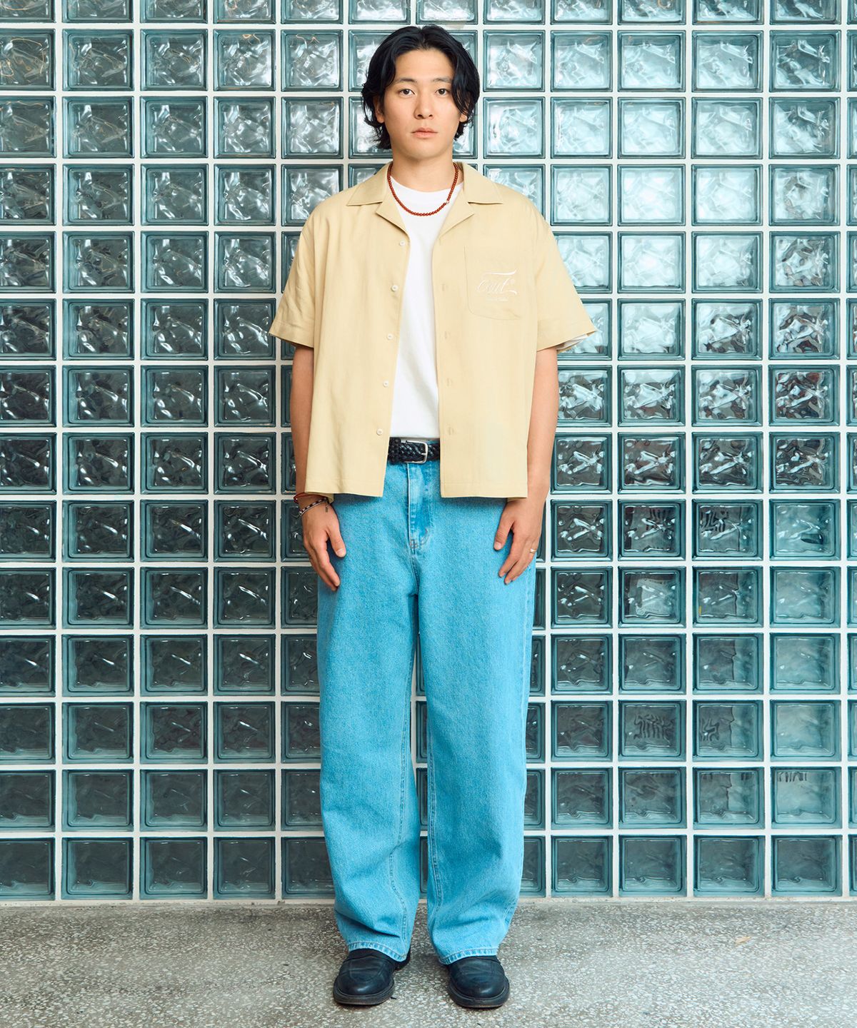 이우트(EEUT) SOCIAL SESSION CAMP SHIRT / MUSTARD
