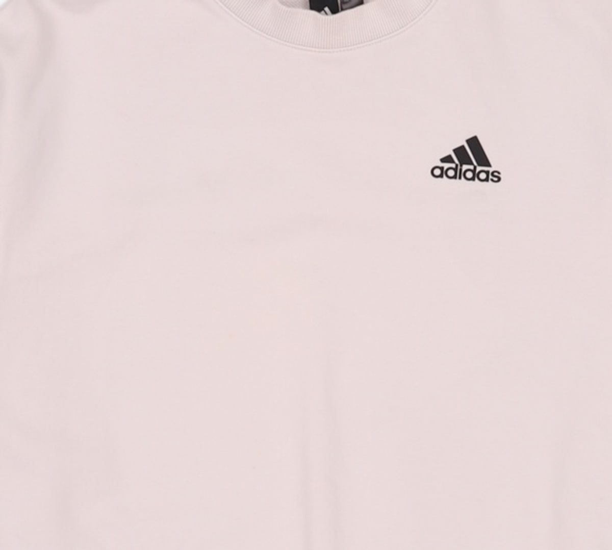 아디다스(ADIDAS) 로고 스웨트셔츠 - 라이트 그레이 / H37068 M