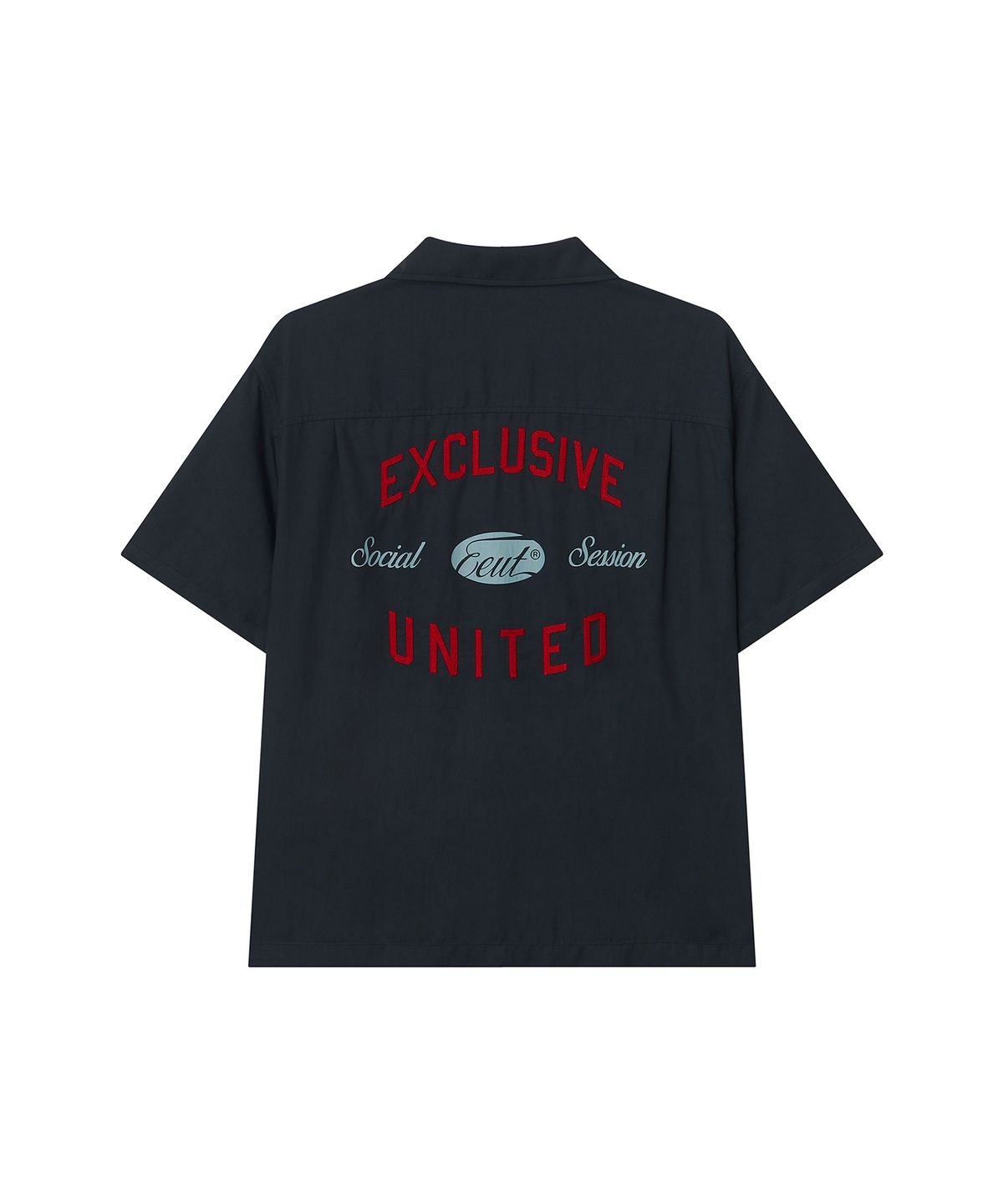 이우트(EEUT) SOCIAL SESSION CAMP SHIRT / DARK NAVY