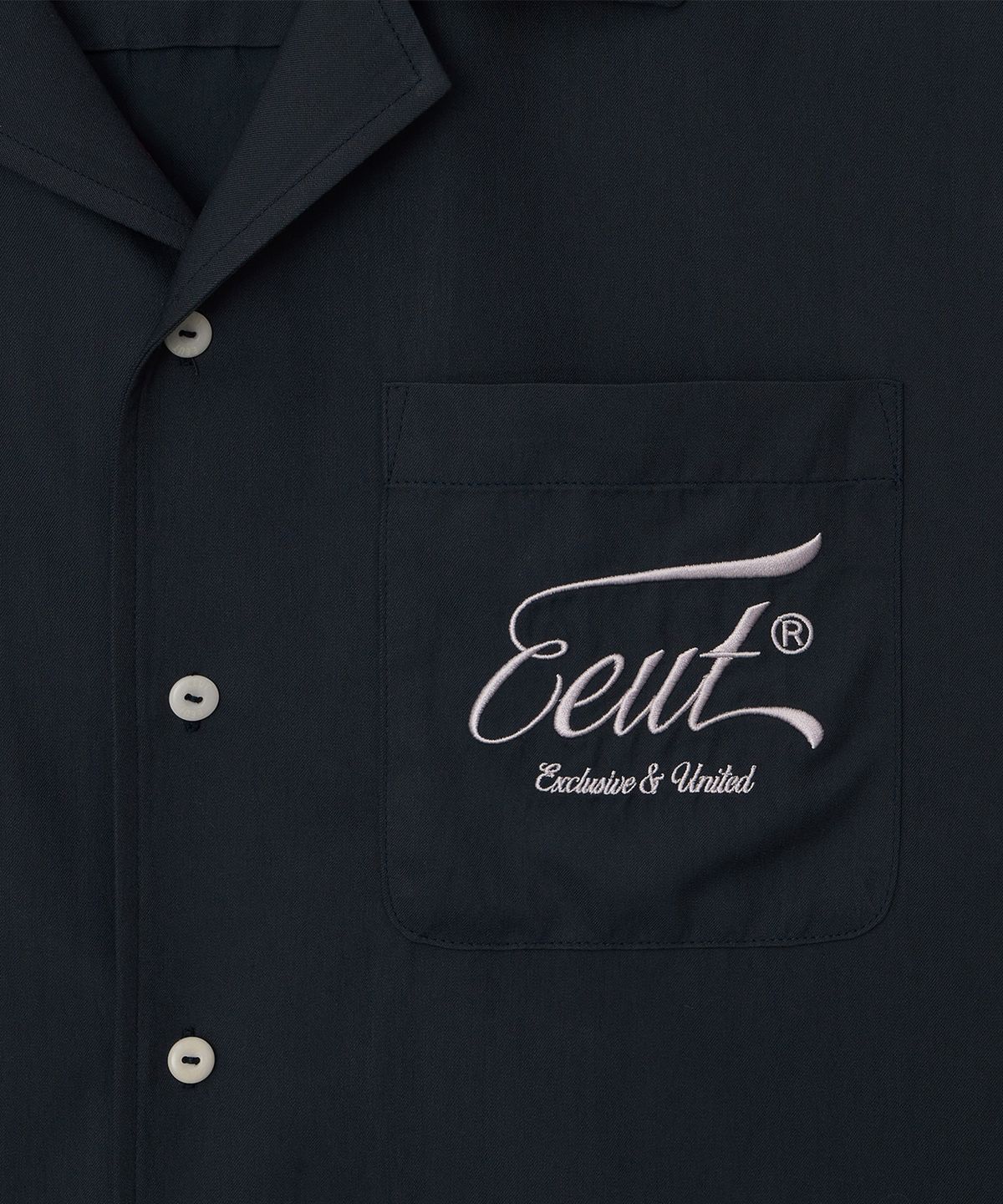 이우트(EEUT) SOCIAL SESSION CAMP SHIRT / DARK NAVY